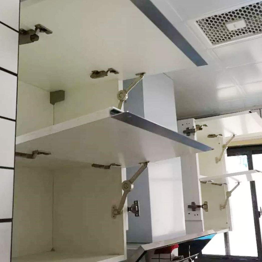 Lid Support Hinge Lid Stay with Soft Close Toy Box Hinge Support Drop Lids of Cabinets Support 40lb/2pcs