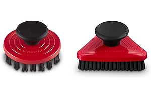 Le Creuset Set of 2 Cleaning Brushes, Cerise