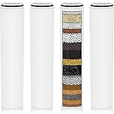 Molgoc Water Fiter for Shower Head Filter,Compatible with Cobbe Shower Head Filter System,Removes Heavy Metals and Chlorine.(4 Pack)