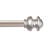Kenney Kendall Knob Window Curtain Rod, Adjustable