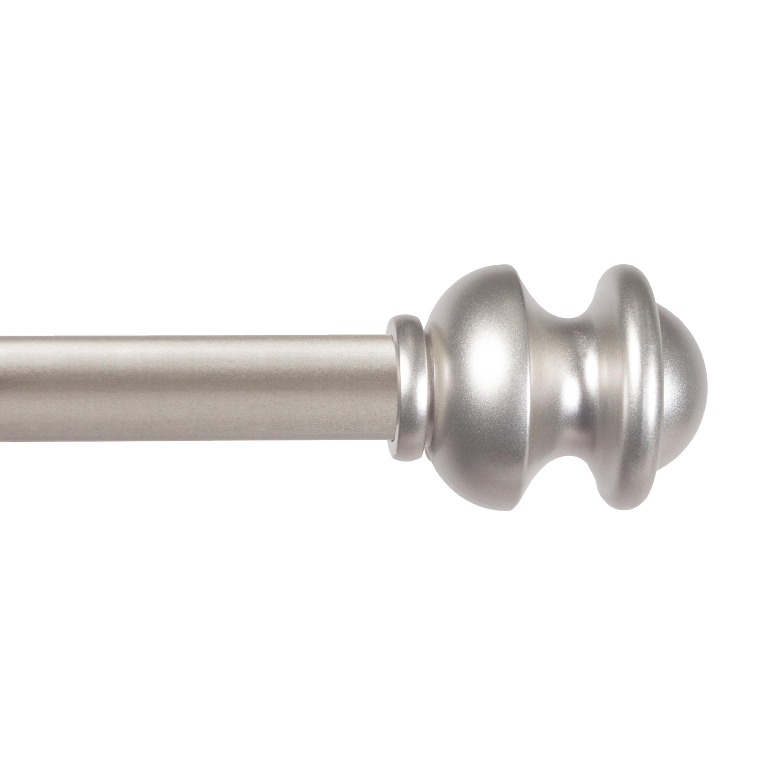 Kenney Kendall Knob Window Curtain Rod, Adjustable