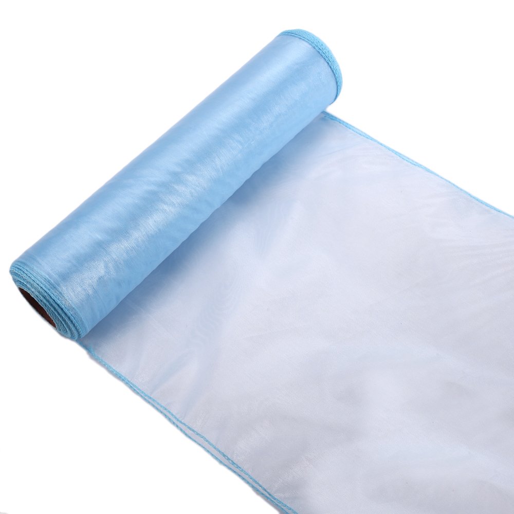 Uk Event Decor 26m X 29cm Premium Woven Edge Organza Sash Roll