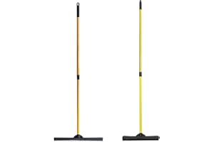 FURemover Pet Hair Remover Rubber Broom Original Indoor and Heavy Duty Outdoor Set with Carpet Rake and Squeegee
