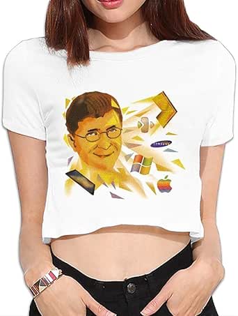 Bill Gates Crop Top Short Sleeve T Shirt Crop Top Shirt ...