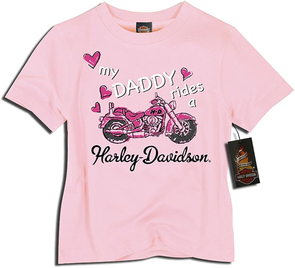 HarleyDavidson Little Girls' TShirt My Daddy Rides a