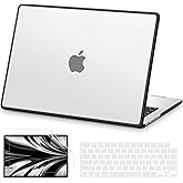 AKIT Compatible with MacBook Pro 16 inch Case 2025 2024-2021 M4 M3 M2 M1 Pro Max A3403 A3186 A2991 A2780 A2485, [Anti-Cracking] Hard Shell Laptop Case&Keyboard Cover&Screen Protector, Clear
