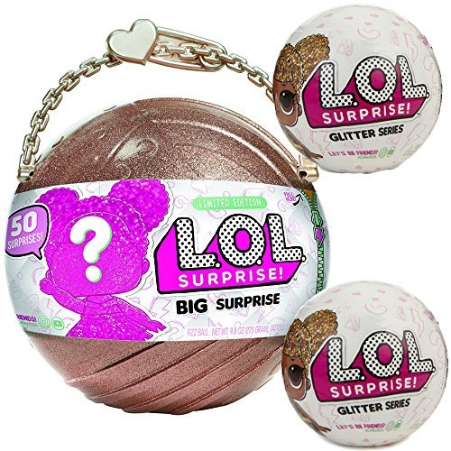 LOL Big Surprise Limited Edition and 2 x LOL Glitter Ball