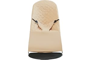 Fabric seat for Bouncer Belltop Compatible with BabyBjörn Bouncer: Soft & Bliss. Cover for Baby Bouncer (seat): Hypoallergenic & Breathable. Seat for Baby Swing: Ergonomic (Beige)