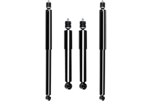 Peforway 4PCS Front & Rear Struts Shock Absorbers Assembly Fits for Ford F150 1997 1998 1999 2000 2001 2002 2003 (4WD; Under 7700LB GVW) Replace 37132 344374 37131 344367