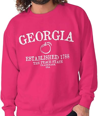 peach crewneck sweatshirt