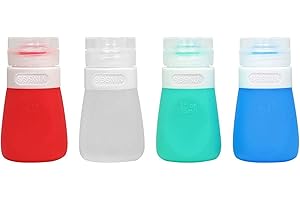 YINGGG Dressing Container Squeeze Bottle Travel Bottles for Toiletries Sauce Containers Salad Dressing Container to Go Leak P