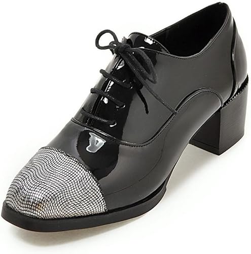 women's patent leather lace up shoes