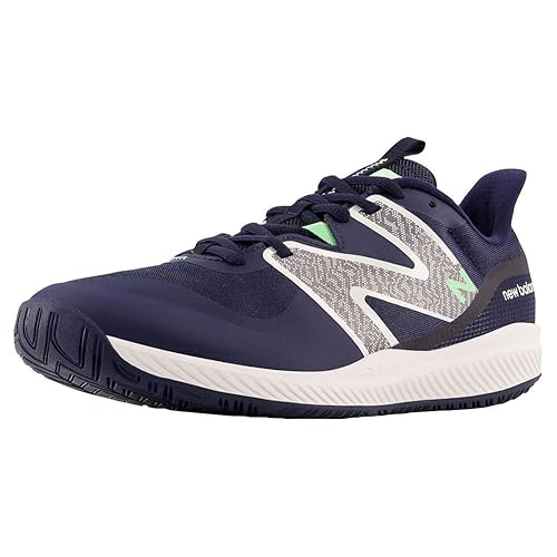 New Balance Men's 796 V3 Hard Court Tennis Shoe, Nb White/Rain