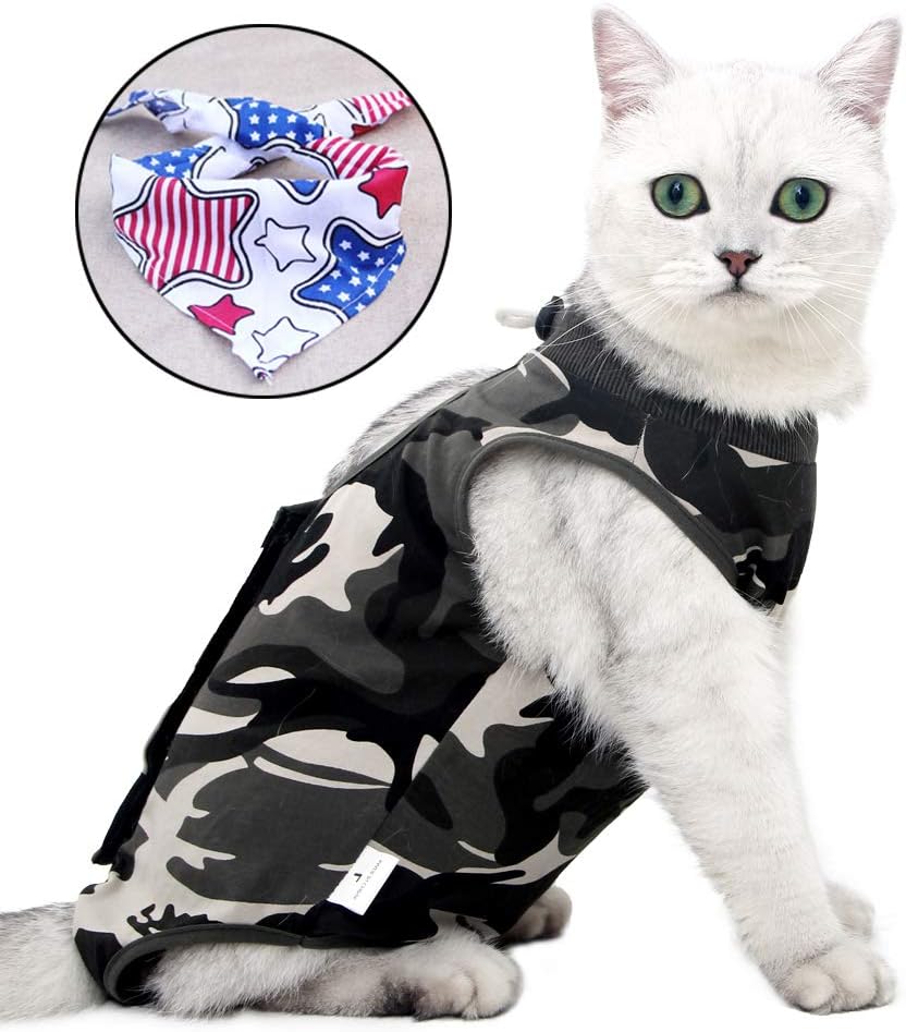 Cat Recovery Suit,ECollar Alternative,After Surgery Wear Professional