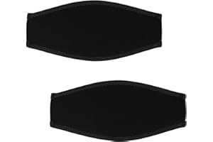 Dawitrly Scuba Mask Strap Cover, 2PCS Neoprene Dive Comfortable Non Slip Hair Protector Wrap, Waterproof Mask Slap Strap for Diving, Snorkel, Swimming for Men and Women Water Sports