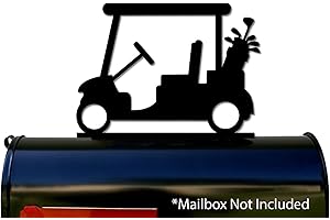 Newnan Metal Works Golf Cart Mailbox Topper/Sign - Hardware Included