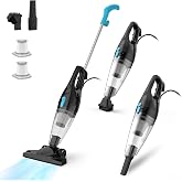 TC-JUNESUN Corded Vacuum Cleaner, 4-in-1 Vacuum Cleaners for Home Converts to Small Handheld Vacuum, 15Kpa Power Suction Ligh