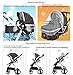 cynebaby Infant Toddler Baby Stroller Carriage Compact Pram Strollers add Tray (Black)