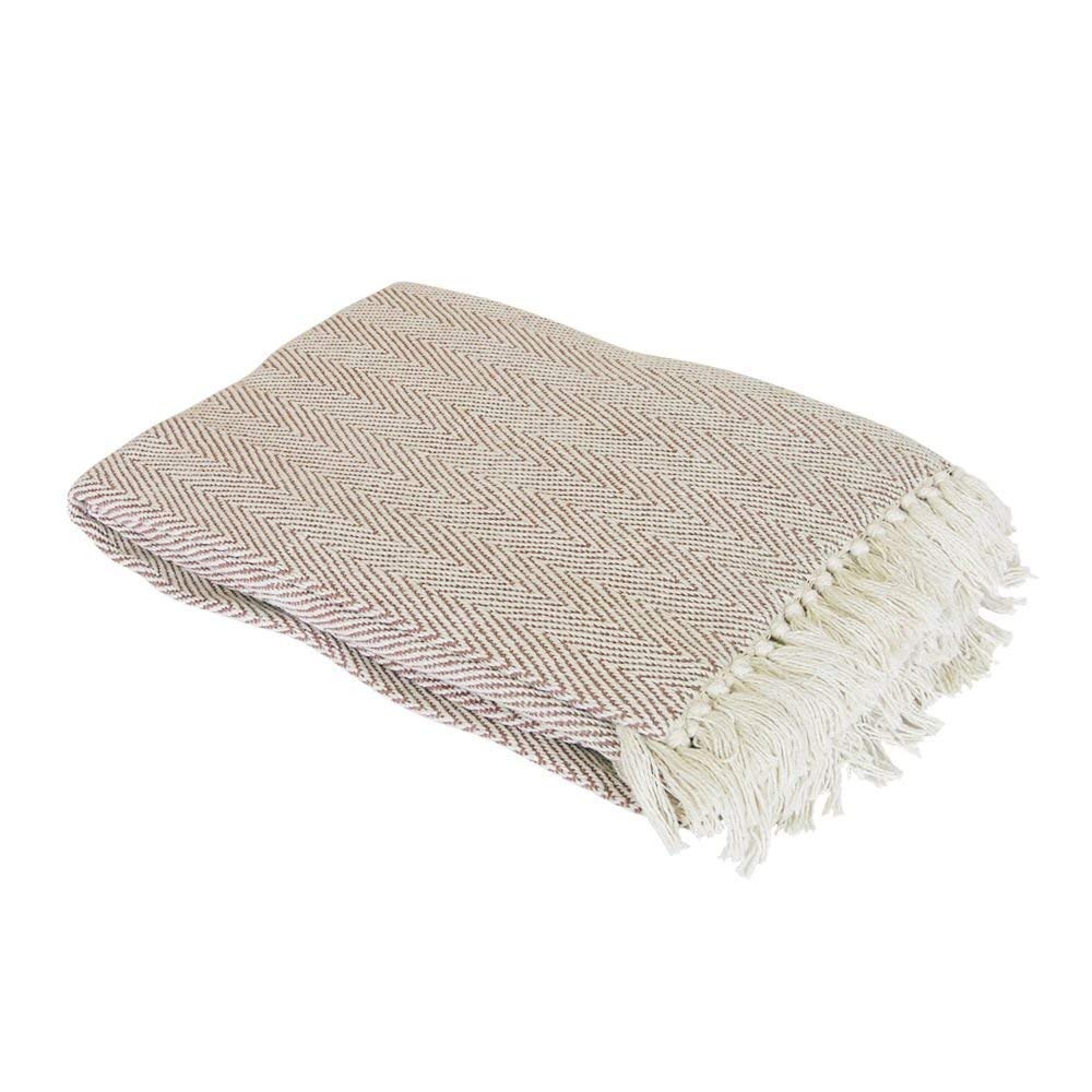 Beamfeature COUNTRY CLUB Como Throw, Cotton, Beige, Full, 127 x 152 cm, 1238466
