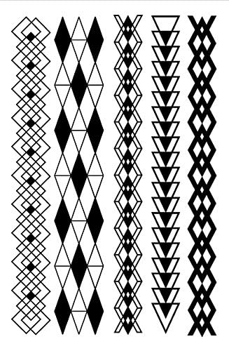 WholesaleSarongbracelet anklet armband black lace temporary tattoo fake tatto