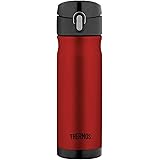 Thermos 16 Ounce Stainless Steel Commuter Bottle, Cranberry
