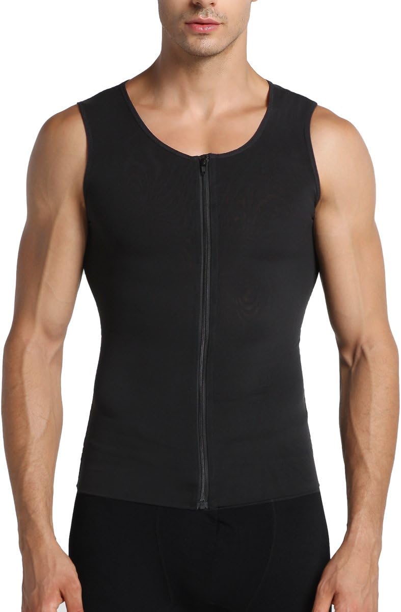 Gynecomastia Compression Hide Man Moobs Abdomen Slimming Chest Binders Tank Tops
