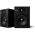 Cambridge Audio SX-50 Bookshelf Speaker | 100 Watt Home Theater Compact Speaker Pair (Matte Black)