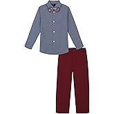 Tommy Hilfiger Boys 3-Piece Formal Set, Includes Dress Shirt, Dress Pants, Tie