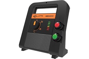 GALLAGHER NORTH AMERICA Solar Electric Fence Charger, Battery, 90-Acre, 2.0 Stored Joules