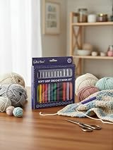 The Quilted Bear Crochet Hooks Set 12 Piece Ergonomic Soft Grip 2-8mm view 6