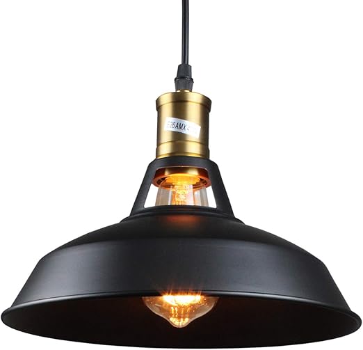 Industrial Barn Mini Metal Pendant Light 1 Light 10 Inch