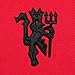 Manchester United FC Official Soccer Gift Mens Crest Polo Shirt Red Large
