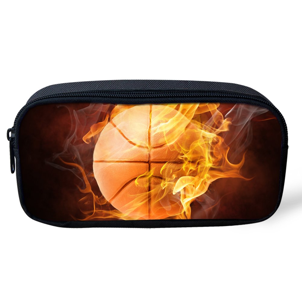 Coloranimal 3D Basketball Printing Pen Stationery Pouch Bag Case for School