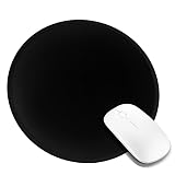 Alfombrilla de mouse personalizada con foto personalizada con logotipo de texto fotográfico, alfombrilla redonda antideslizante de 8 pulgadas