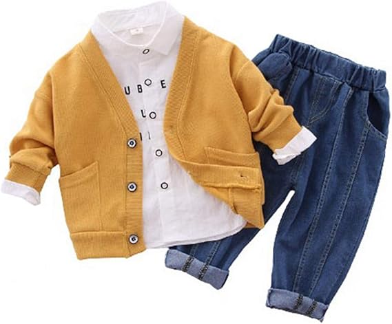 Amazon カーディガン シャツ ズボン 男の子 3点セット 字母 英語 無地 かっこいい 子供服 1 4歳 80cm 90cm 100cm 110cm キッズ ボーイズ 上下セット 柔らかい 肌触り良い 春秋服 カジュアル おしゃれ カーディガン 通販 Amazon カーディガン シャツ ズボン 男の子 3点セット 字母 英語 無地 かっこいい 子供服 1 4歳 80cm 90cm 100cm 110cm キッズ ボーイズ 上下セット 柔らかい 肌触り良い 春秋服 カジュアル おしゃれ カーディガン 通販