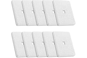STANDWME 10 Pcs Pond Air Filter Compatible with Hiblow HP-80-0110 Septic Air Pump - Accessory for Hiblow 80 rebuild kit - Air Filter Replacement for Hiblow hp 60 & hp 80 Filter