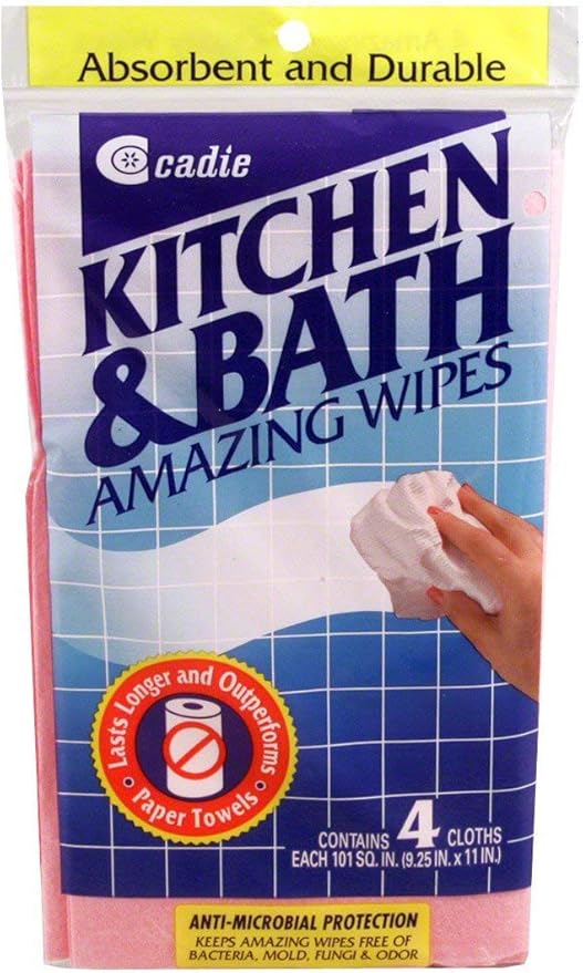 Kitchen and Bath Amazing Wipes Absorbent and Reusable