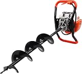 eSkde 52cc Petrol Auger Post Hole Digger Fence Post Tree Planting Tool 3 Bits view 7