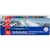 Caran d'Ache NeoColor 2 Water Soluble Wax Pastel Set 30/Pkg-