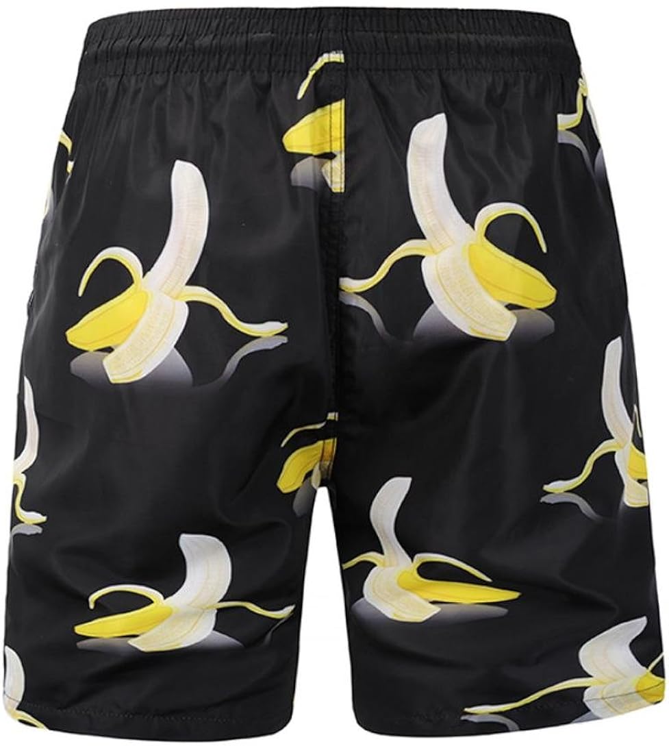 mens banana swim trunks