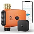Lumary Smart Sprinkler Timer, WiFi Water Timer for Garden Hose, Brass Inlet Water Hose Timer, Manual/Automatic Irrigation Timer, App/Voice Control Work with Alexa (Gateway Included)