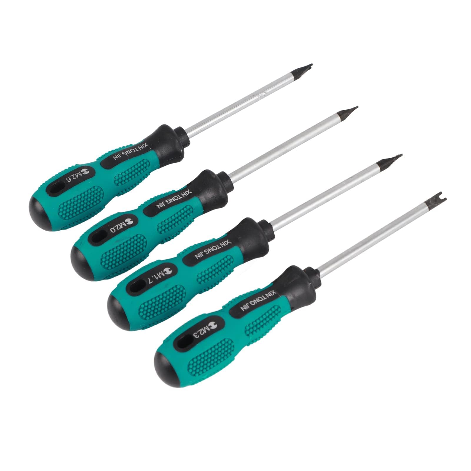 4Pcs U Fork Screwdriver Magnetic Chrome Vanadium Steel Hand Screw Drivers Anti Slip Screwdriver Multifunctional Hand Repair Tool