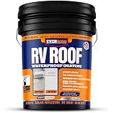 Everbond Liquid Rubber RV Roof Coating - Roof Sealant for Camper Roofs, Trailers, Motorhomes, and Metal Buildings - Roof Cool