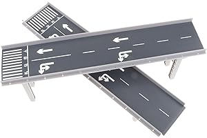 homwowo Realistic Elevated Bridge 1/150 Scale Car Viaduct Model Enthusiasts and Collectors Scaled to Fit 1/150 Scale Model Re