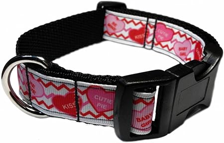 valentines day dog collars