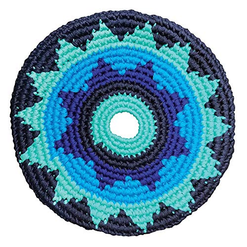 Pocket Disc Flying Disc - Crocheted Foldable Frisbee Toy Perfect for Both Kids and Adults - Supports Guatemalan Fair Trade - Nordica, Sport
