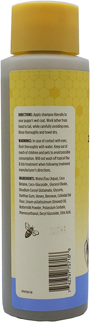 Pet Shampoos : Burt's Bees Dog Shampoo for Puppies, 2 in 1 Shampoo and Conditioner, Buttermilk and Linseed Oil, 16 Oz