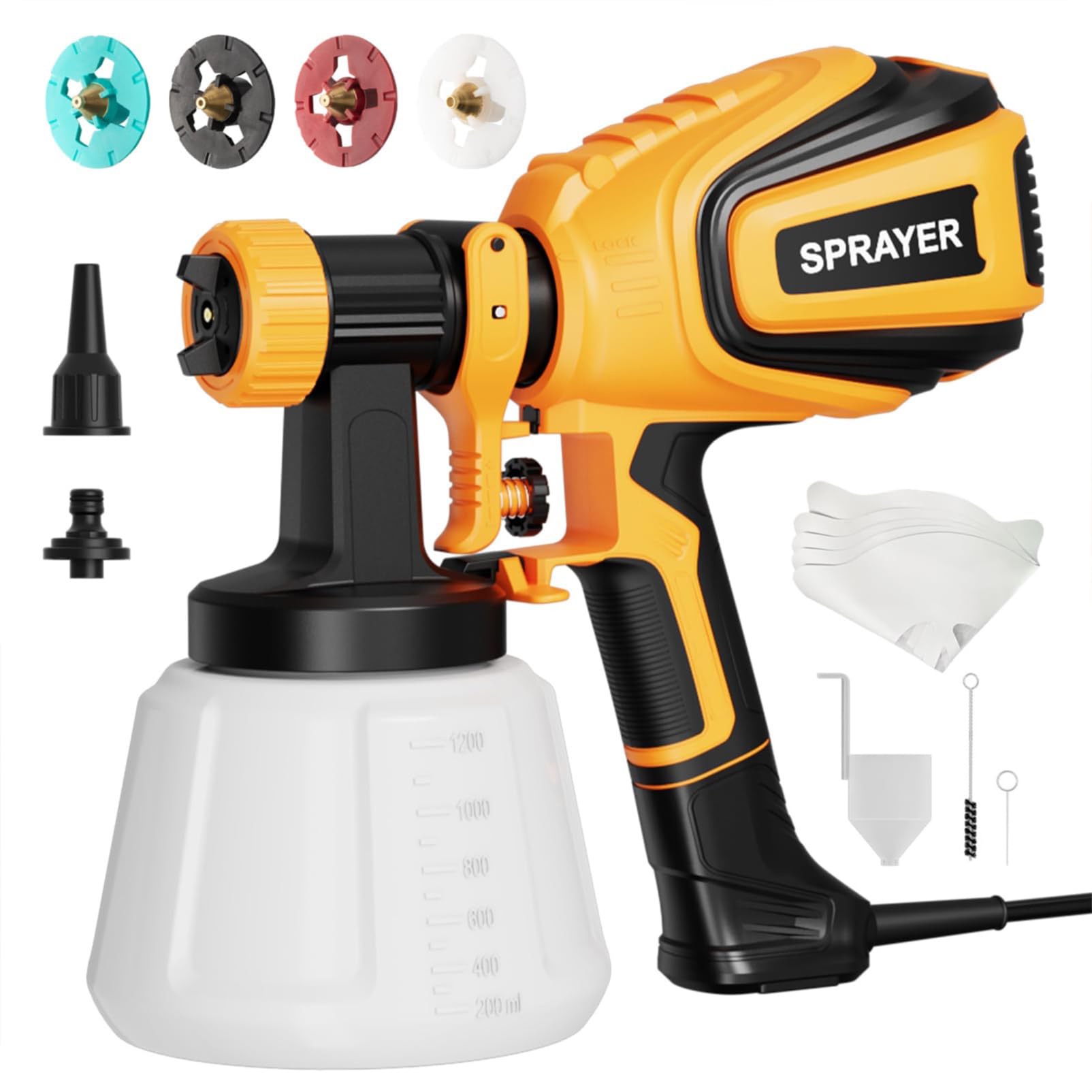 12-Piece HVLP Spray Gun Cleaning Kit – Bore Brushes, Wire Brush, Suction Tool