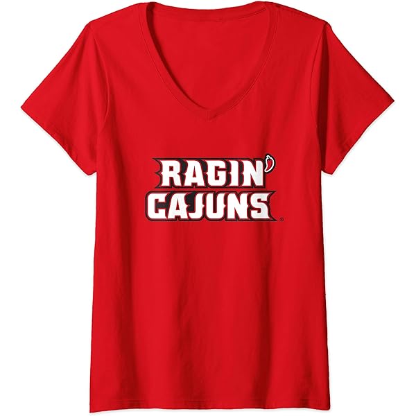 Amazon.com : Louisiana Lafayette Ragin' Cajuns Icon Red T
