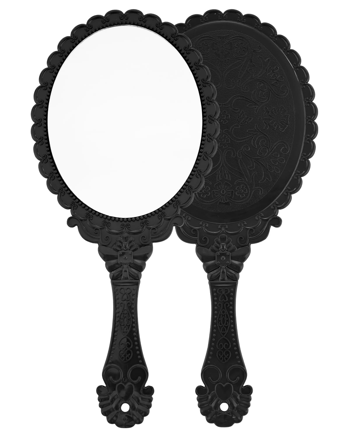 Photo 1 of ***MAJOR DAMAGE*** XPXKJ Hand Mirror Vintage Handheld Mirror with Handle Vanity Makeup Mirror Travel Mirrors